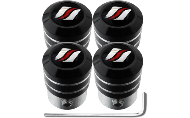 4 AntidiebstahlVentilkappen black