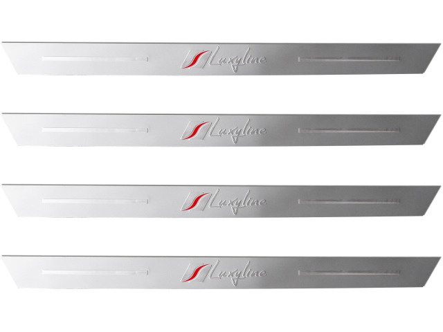 4 LuxylineEinstiegsleisten aus Aluminium