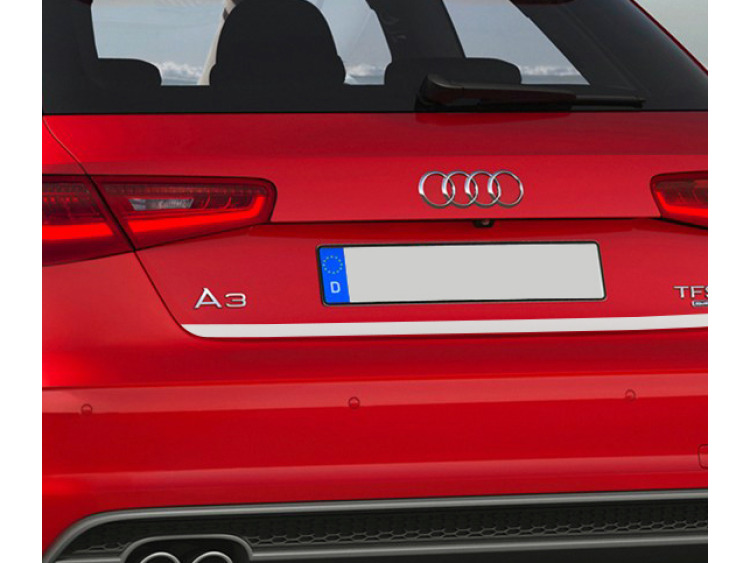Chrom-Zierleiste f&uuml;r Kofferraum Audi A3 S&eacute;rie 3 12-16