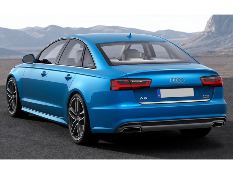 Chrom-Zierleiste f&uuml;r Kofferraum Audi A6 S&eacute;rie 4 Berline 10-15 & Audi A6 S&eacute;rie 4 Phase 2 Berline 14-1