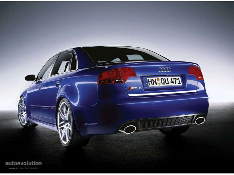 Chrom-Zierleiste f&uuml;r Kofferraum Audi RS4 05-08