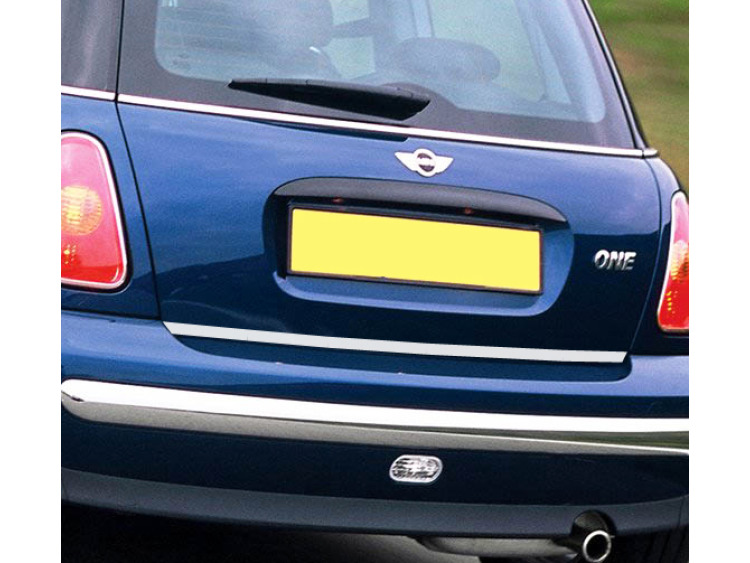 Chrom-Zierleiste f&uuml;r Kofferraum Mini 1 (01-06) Mini 2 Mini 3 Mini Clubman Mini Clubvan Mini Countryman Mini Coup&eacute; Mini Paceman Mini Roadster