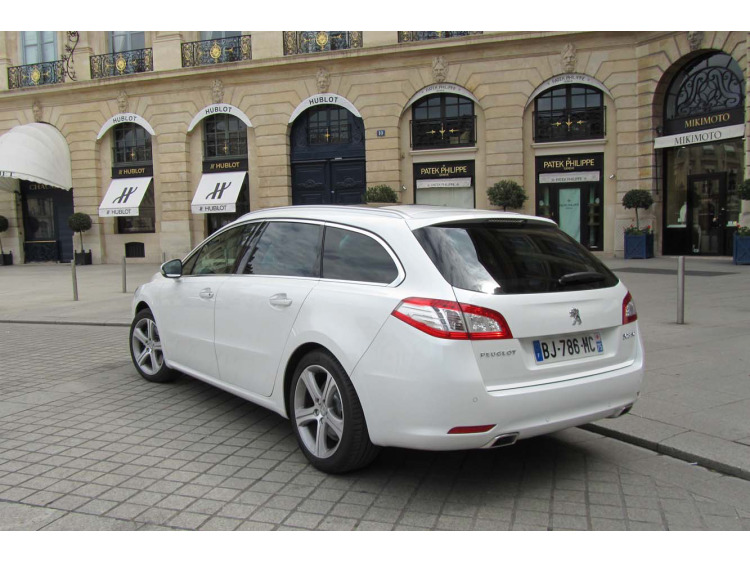 Chrom-Zierleiste f&uuml;r Kofferraum Peugeot 508 SW
