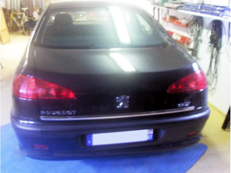 Chrom-Zierleiste f&uuml;r Kofferraum Peugeot 607