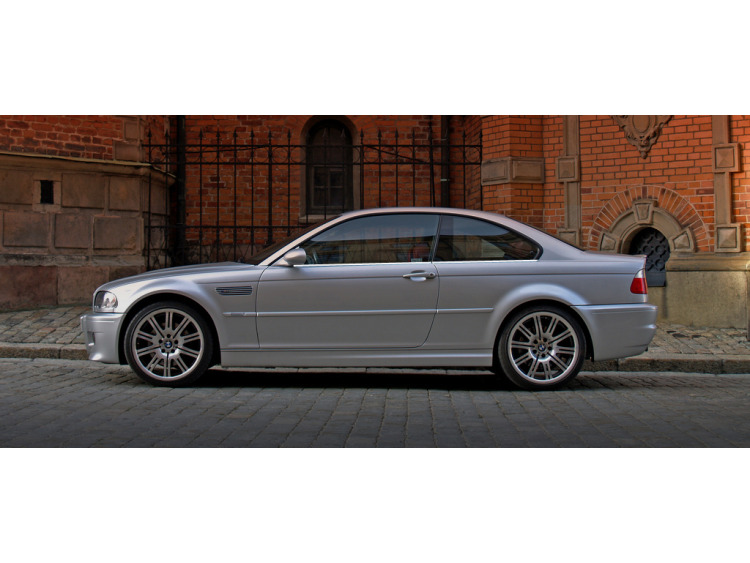 Chromleiste f&uuml;r die untere Fensterkontur BMW M3 E46 00-06