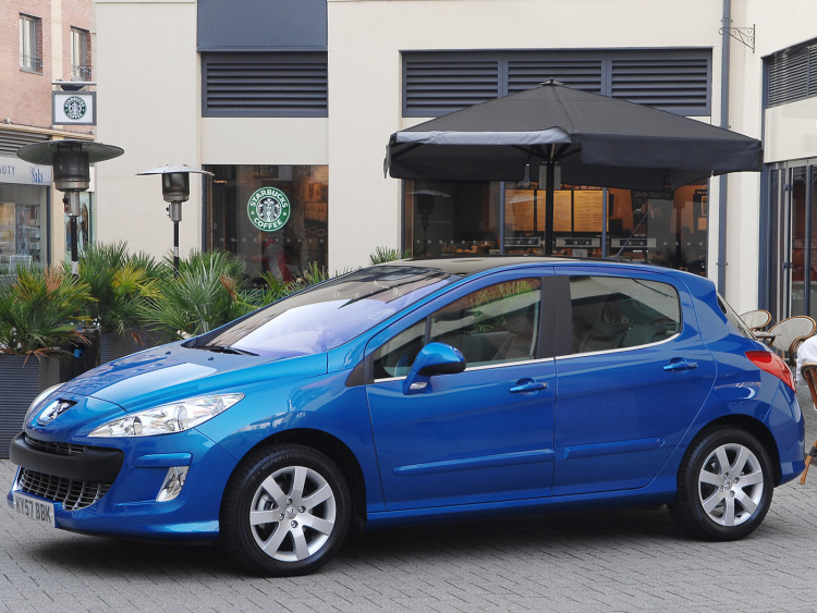 Chromleiste f&uuml;r die untere Fensterkontur Peugeot 308 07-13