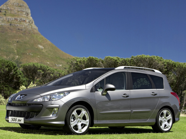 Chromleiste für die untere Fensterkontur Peugeot 308 SW 0814