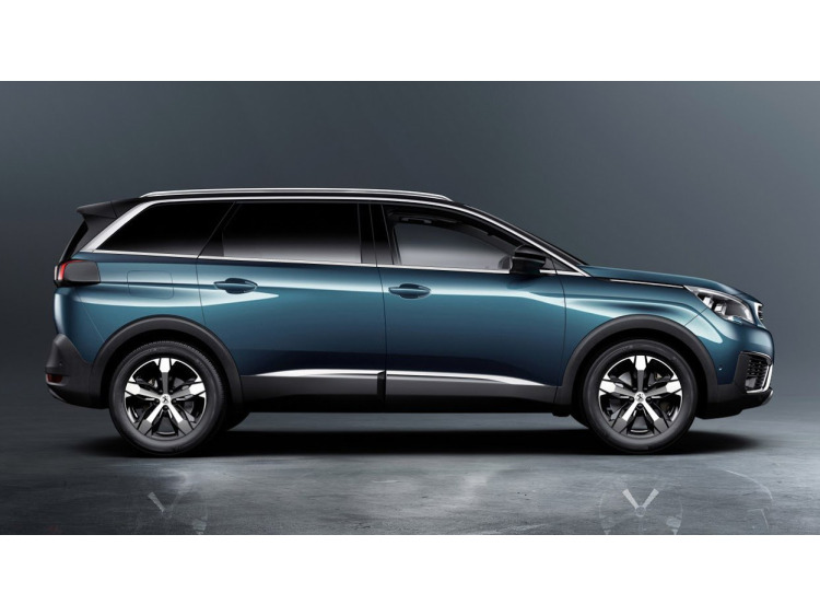 Chromleiste f&uuml;r die untere Fensterkontur Peugeot 5008 II 17-24