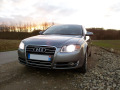 Chromleiste f&uuml;r K&uuml;hlergrill Audi A4 s&eacute;rie 3 07-11 & Audi A4 s&eacute;rie 3 avant 08-11