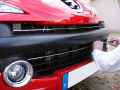 Chromleiste f&uuml;r K&uuml;hlergrill Peugeot 207 06-12 Peugeot 207 CC 07-15 Peugeot 207 SW 07-13