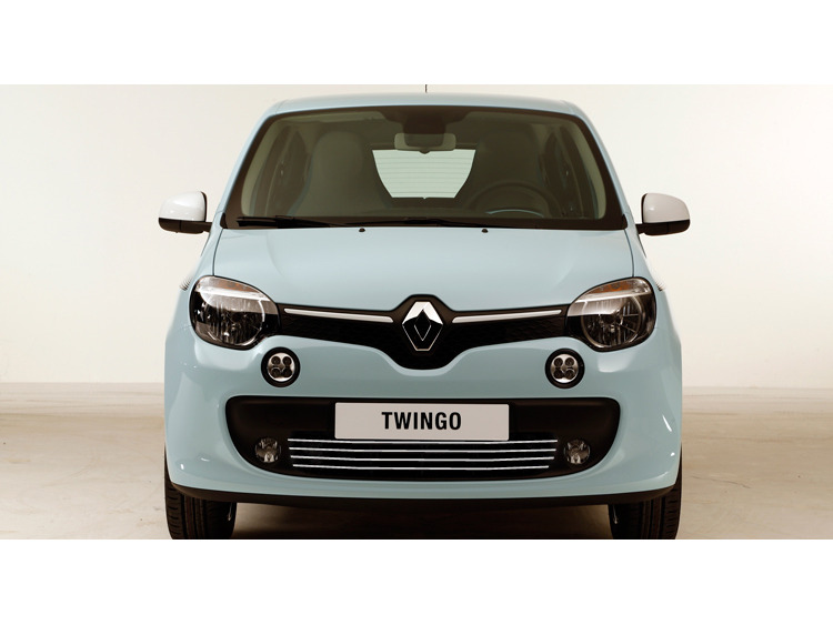 Chromleiste f&uuml;r K&uuml;hlergrill Renault Twingo I & Renault Twingo II