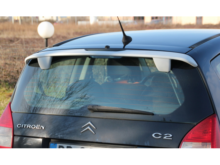 Heckspoiler / Fl&uuml;gel Citro&euml;n C2 v1 mit Befestigungsklebe