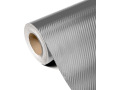 Luxyline 3D Karbon-Klebefilm 40cm silbergrau