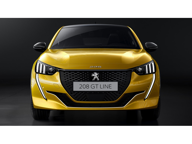 Zier-Chromleiste f&uuml;r K&uuml;hlergrill-Unterteil Peugeot 208 II 19-26
