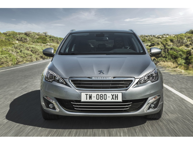Zier-Chromleiste f&uuml;r K&uuml;hlergrill-Unterteil Peugeot 308 II SW 14-21