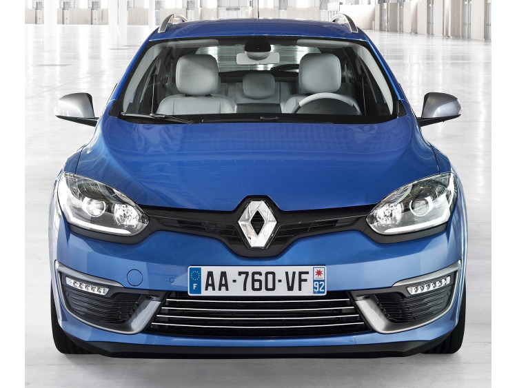Zier-Chromleiste f&uuml;r K&uuml;hlergrill-Unterteil Renault M&eacute;gane III estate 09-12