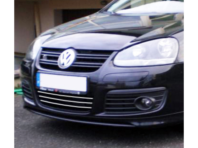 ZierChromleiste für KühlergrillUnterteil VW Golf 5 GT TDI