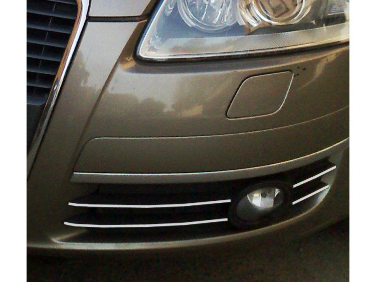 Zier-Chromleiste f&uuml;r Nebelscheinwerfer Audi A6 S&eacute;rie 3 Avant 05-08 & Audi A6 S&eacute;rie 3 Berline 05-08