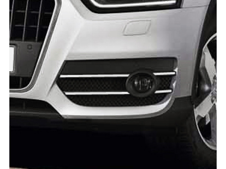 Zier-Chromleiste f&uuml;r Nebelscheinwerfer Audi Q3