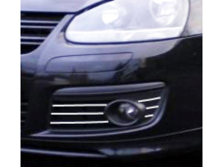 Zier-Chromleiste f&uuml;r Nebelscheinwerfer VW Golf 5 GT TDI