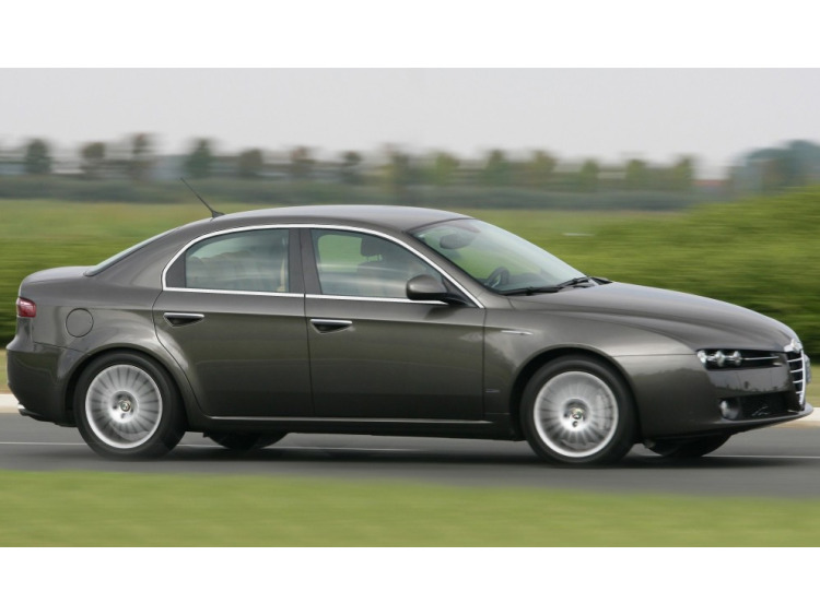 Zier-Chromleiste f&uuml;r seitliche Autofensterkonturen Alfa Romeo 159