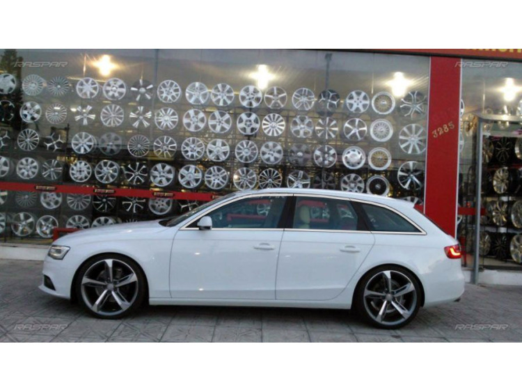 Zier-Chromleiste f&uuml;r seitliche Autofensterkonturen Audi A4 s&eacute;rie 3 avant 08-11