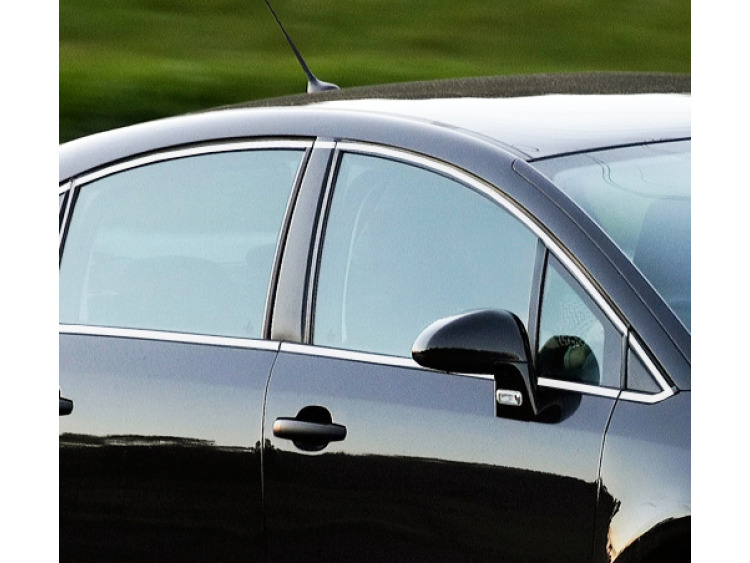 Zier-Chromleiste f&uuml;r seitliche Autofensterkonturen Citro&euml;n C4 Berline